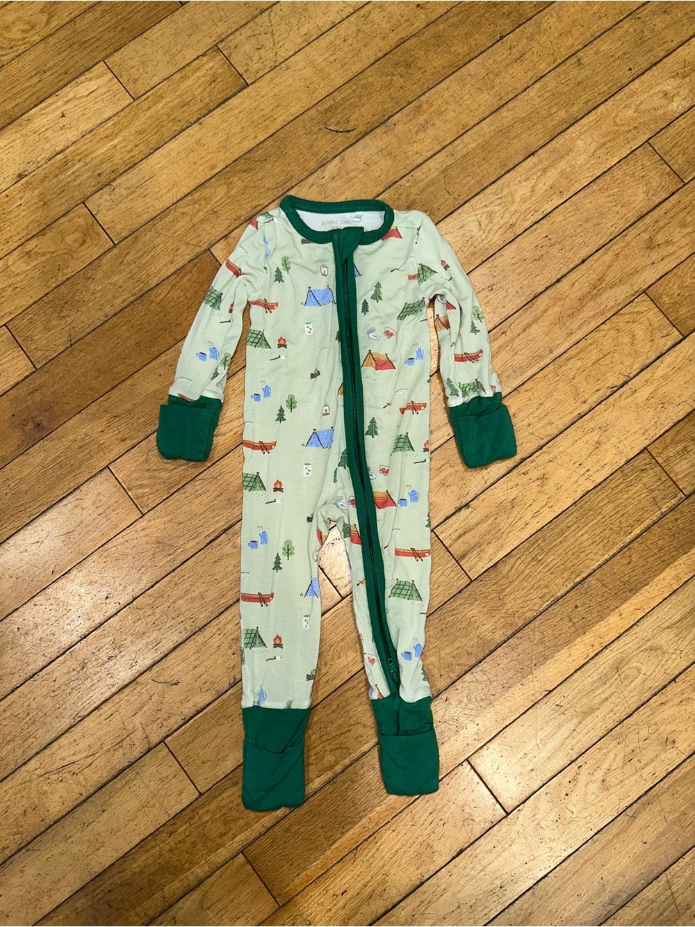 Baby Unisex Angel Dear long sleeve zip pajama onesie